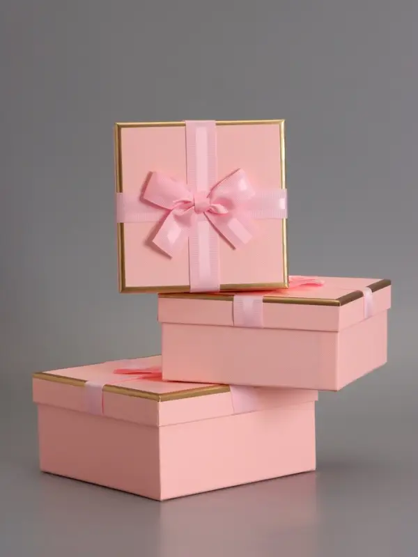 Наборок коробок 3 в 1 прямоугольные 19*19*9.8 17*17*8.0 15*15*6.5 см