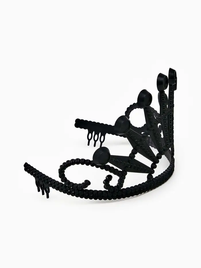 Корона пластиковая "Чёрный лебедь" Корона пластиковая "Чёрный лебедь"