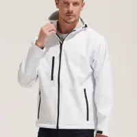 Куртка мужская с капюшоном Replay Men 340 белая, размер S