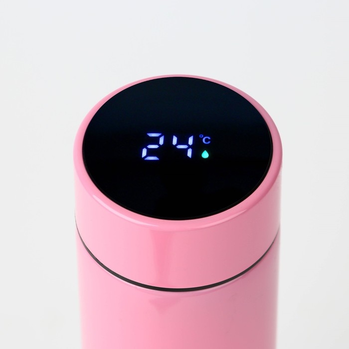 Термос с индикатором температуры «Бесконечно прекрасно», 500 мл, сохраняет тепло 8-10 ч