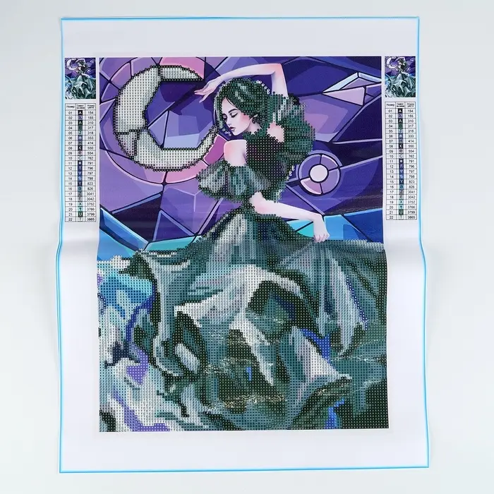 Алмазная мозаика с частичным заполнением на холсте &laquo;Танец&raquo;, 30&times;40 см