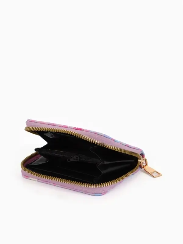 Кошелек дет 07-01-01 Июнь2549 единорог, 8,5*2,5*10,5 см, 2 отд+отд/молн, д/карт, розовый