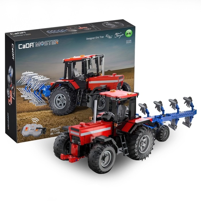 Конструктор &laquo;Техно. Фермерский трактор с косилкой&raquo;, радиоуправляемый, 1675 деталей
