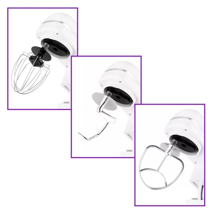 Миксер Kitfort КТ-3414, планетарный, 1300 Вт, 5 л, 8 скоростей, импульсный режим, белый Миксер Kitfort КТ-3414, планетарный, 1300 Вт, 5 л, 8 скоростей, импульсный режим, белый