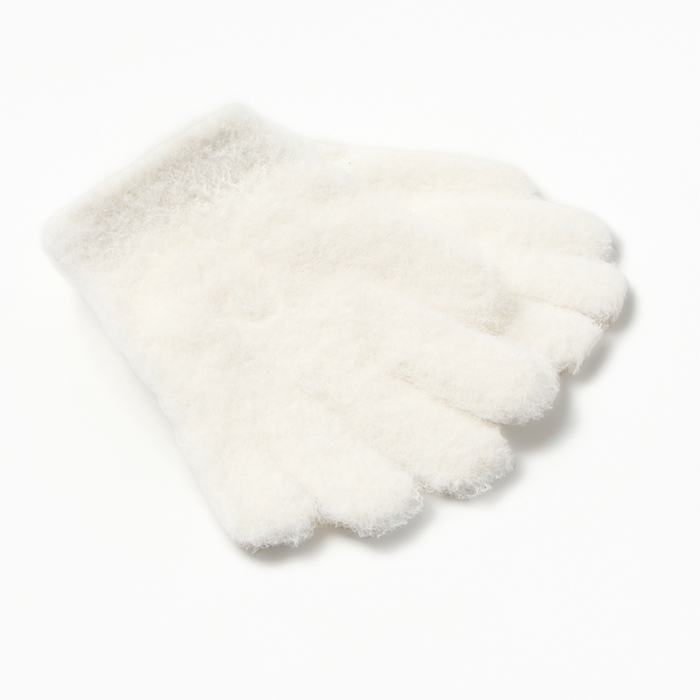 Перчатки для девочки MINAKU, цвет белый, 12см