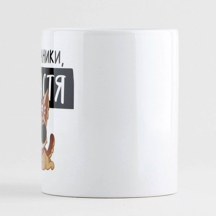 Кружка керамическая «Без паники, я Настя», 320 мл, цвет белый Кружка керамическая «Без паники, я Настя», 320 мл, цвет белый