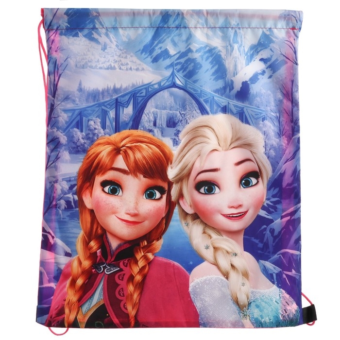 Мешок для обуви 420*330 мм, Холодное сердце  Мешок для обуви 420*330 мм, Холодное сердце "Анна и Эльза"