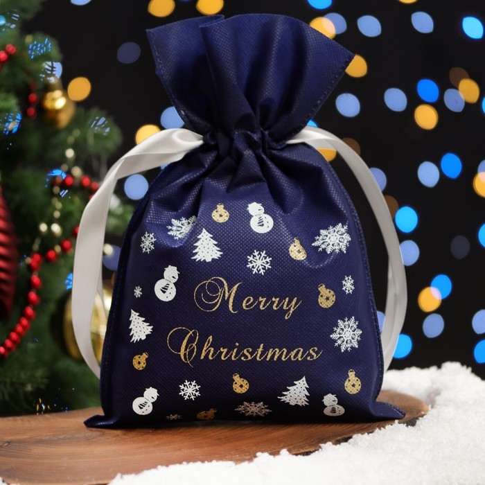 Новый год. Мешок подарочный Новый год. Мешок подарочный "Вихрь удачи", 20 х 30 см