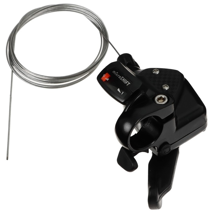 Шифтер Microshift TS71-9R, правый, 9 скоростей, с тросом 2050 мм Шифтер Microshift TS71-9R, правый, 9 скоростей, с тросом 2050 мм