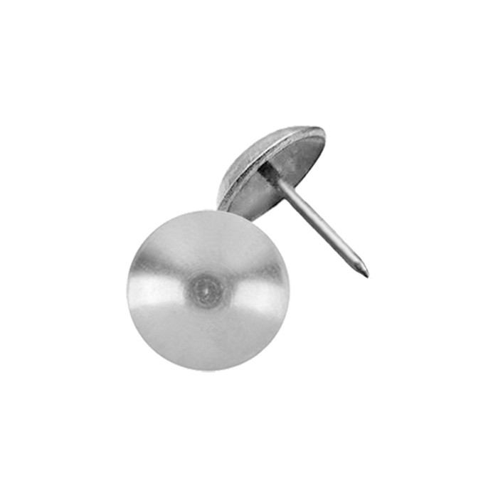 Гвозди ТУНДРА, декоративные, 19х22 мм, хром, 200 шт Гвозди ТУНДРА, декоративные, 19х22 мм, хром, 200 шт