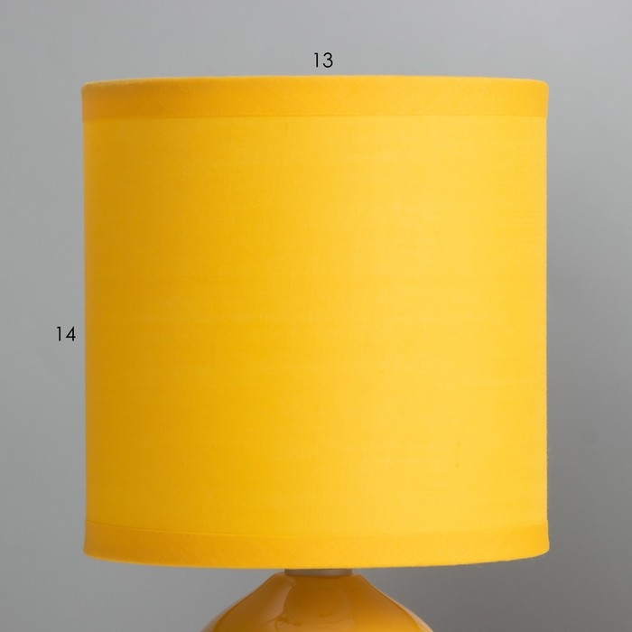 Настольная лампа Либерти E14 40Вт Желтый 26х13х13 см
