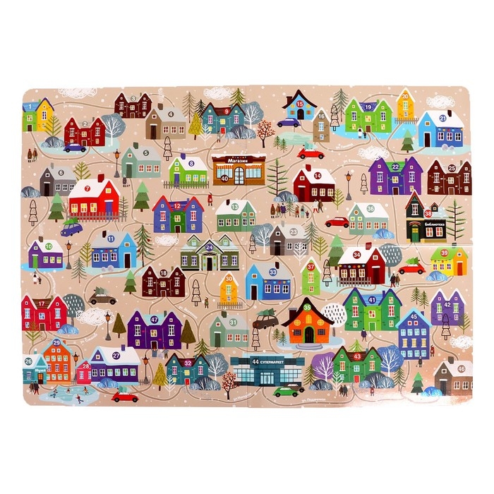 Настольная игра «Морозная гонка», 3-5 игроков, 4+ Настольная игра «Морозная гонка», 3-5 игроков, 4+