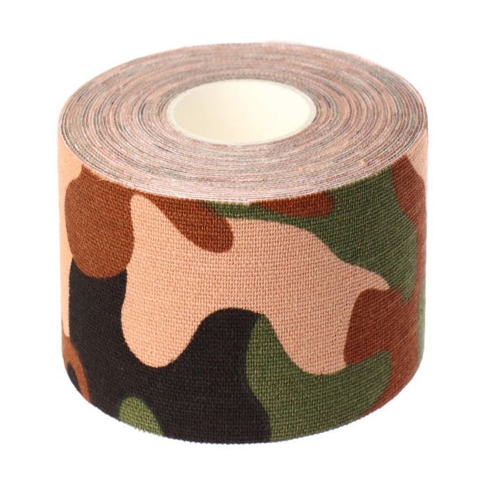 Кинезио - тейп, 5 см × 5 м, цвет камуфляж Кинезио - тейп, 5 см × 5 м, цвет камуфляж