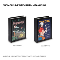 Набор инструментов ТУНДРА, подарочный пластиковый кейс "Книга", 24 предмета