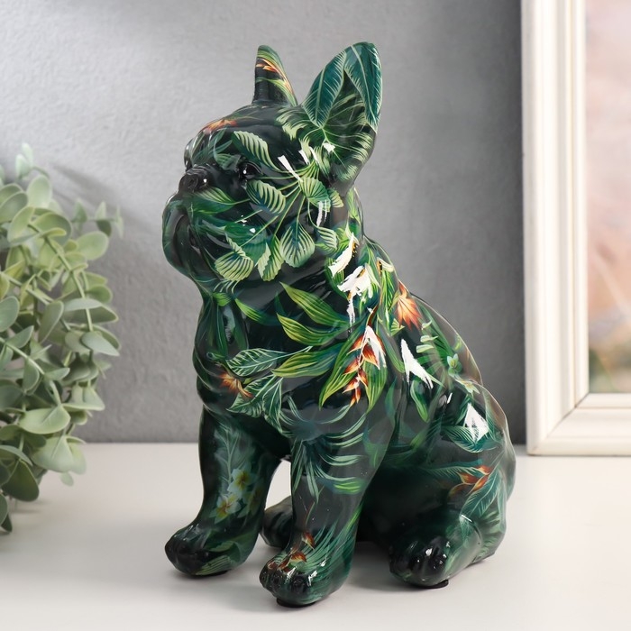 Сувенир полистоун Сувенир полистоун "Бульдог. Джунгли" 13х15,5х21,5 см