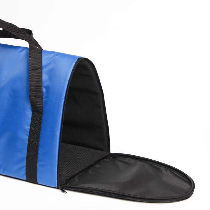 Сумка - переноска для животных  Сумка - переноска для животных "Туннель", нейлон, 41 х 25 х 29 см, васильковый