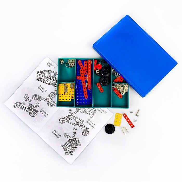 Конструктор «Самоделкин 30», 184 детали, 30 моделей, цветной Конструктор «Самоделкин 30», 184 детали, 30 моделей, цветной