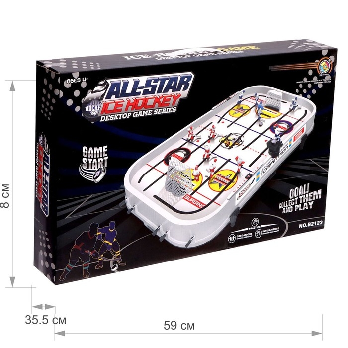 Настольный хоккей «Все звезды», 2 игрока, 4+ Настольный хоккей «Все звезды», 2 игрока, 4+