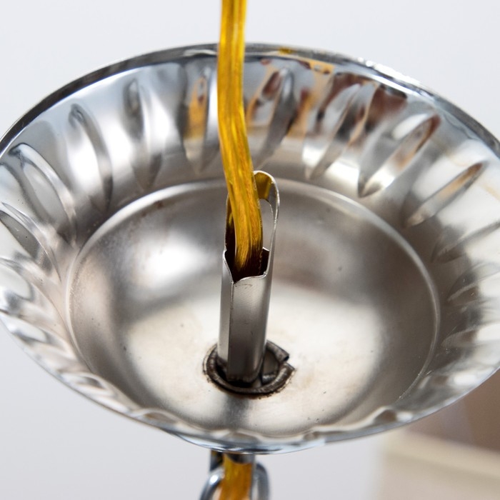 Люстра Люстра "Жозефина" 3хЕ14 40Вт чёрно-хромовый 58х58х34 см BayerLux