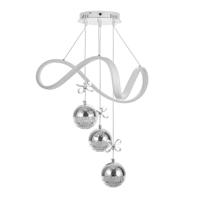 Светильник с ПДУ Светильник с ПДУ "Фиора" LED 140Вт 3000-6000К белый 49х49х15-115 см