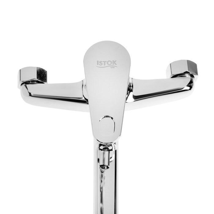 Смеситель для ванны Istok life Standard 0402.418, однорычажный, излив 280 мм, хром Смеситель для ванны Istok life Standard 0402.418, однорычажный, излив 280 мм, хром