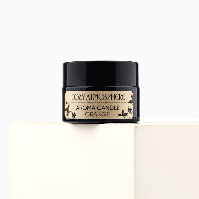 Свеча ароматическая «Cozy atmosphere» аромасвеча, аромат апельсин, 5 х 5,3 см Свеча ароматическая «Cozy atmosphere» аромасвеча, аромат апельсин, 5 х 5,3 см