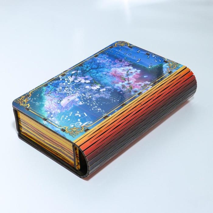 Шкатулка книга   Шкатулка книга  "Вдохновение", 20х13х5 см