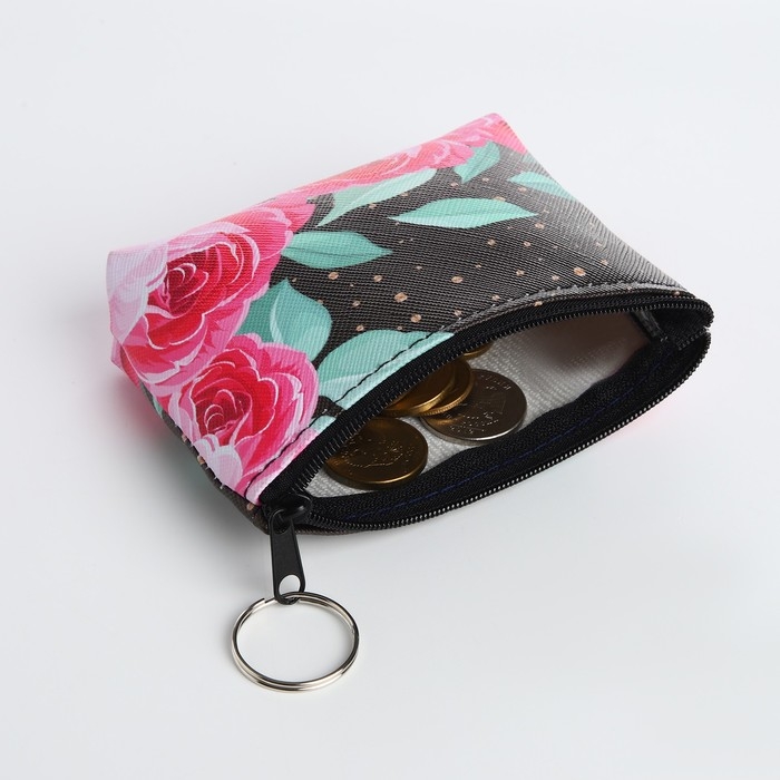Кошелёк женский на молнии, цвет МИКС