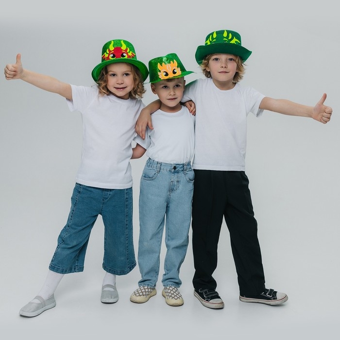 Карнавальная шляпа «Дракон», цвет жёлтый Карнавальная шляпа «Дракон», цвет жёлтый