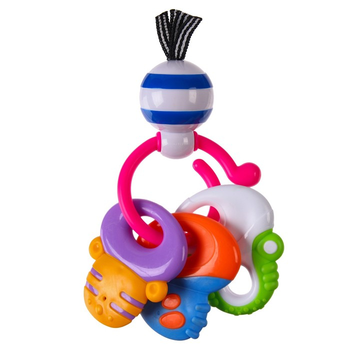 Погремушка «Ключики», на кольце, Крошка Я Погремушка «Ключики», на кольце, Крошка Я