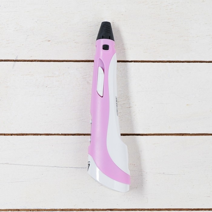 3D ручка Luazon, дисплей, работа с пластиком ABS и PLA, пластик в комплекте, розовая 3D ручка Luazon, дисплей, работа с пластиком ABS и PLA, пластик в комплекте, розовая