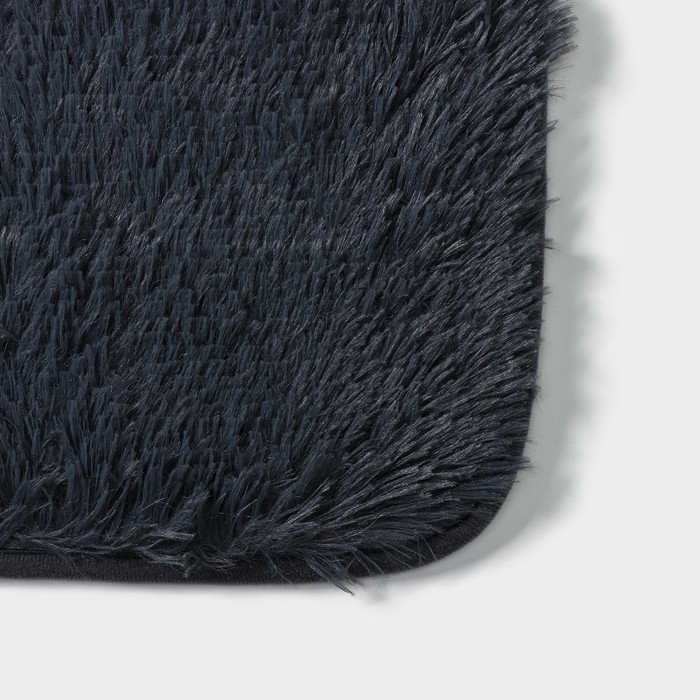 Набор ковриков для ванной и туалета Доляна «Пушистик», 2 шт, 40×50, 50×80 см, цвет серый Набор ковриков для ванной и туалета Доляна «Пушистик», 2 шт, 40×50, 50×80 см, цвет серый