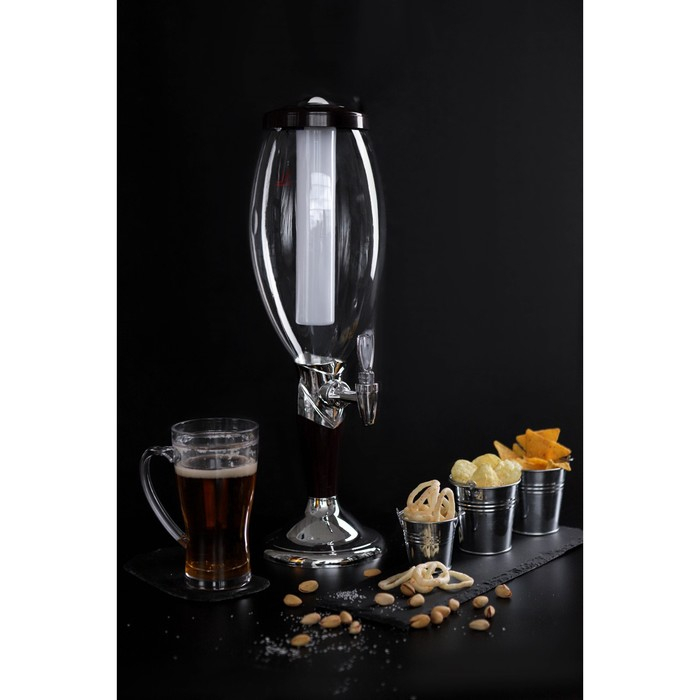 Башня пивная «Вавилон стиль», 3 л, цвет коричневый Башня пивная «Вавилон стиль», 3 л, цвет коричневый