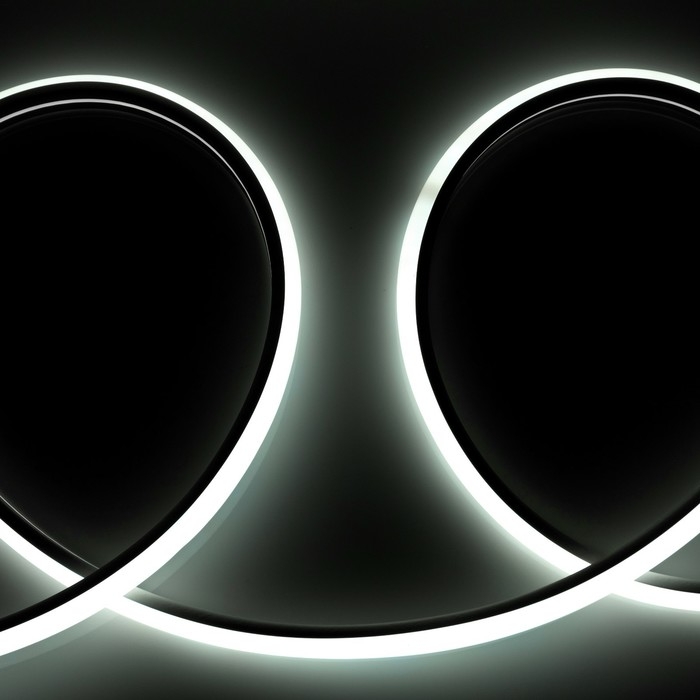 Гибкий неон Luazon Lighting 16 мм D-образный, IP65, 50 м, SMD2835, 120 LED/м, 220 В, свечение белое Гибкий неон Luazon Lighting 16 мм D-образный, IP65, 50 м, SMD2835, 120 LED/м, 220 В, свечение белое