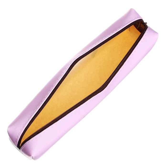 Пенал школьный Пенал школьный "Зверюшка", на молнии, сиреневый