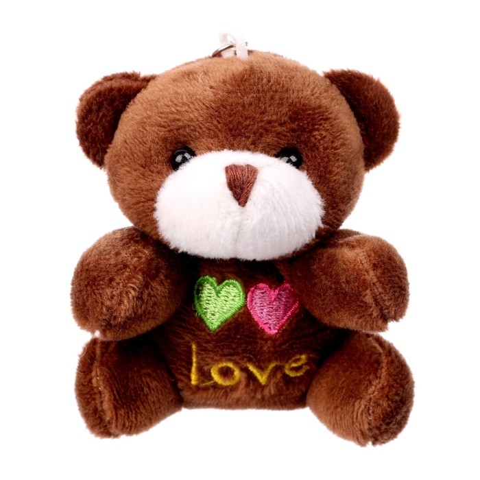 Мягкая игрушка &laquo;Мишка&raquo; на брелоке, цвета МИКС