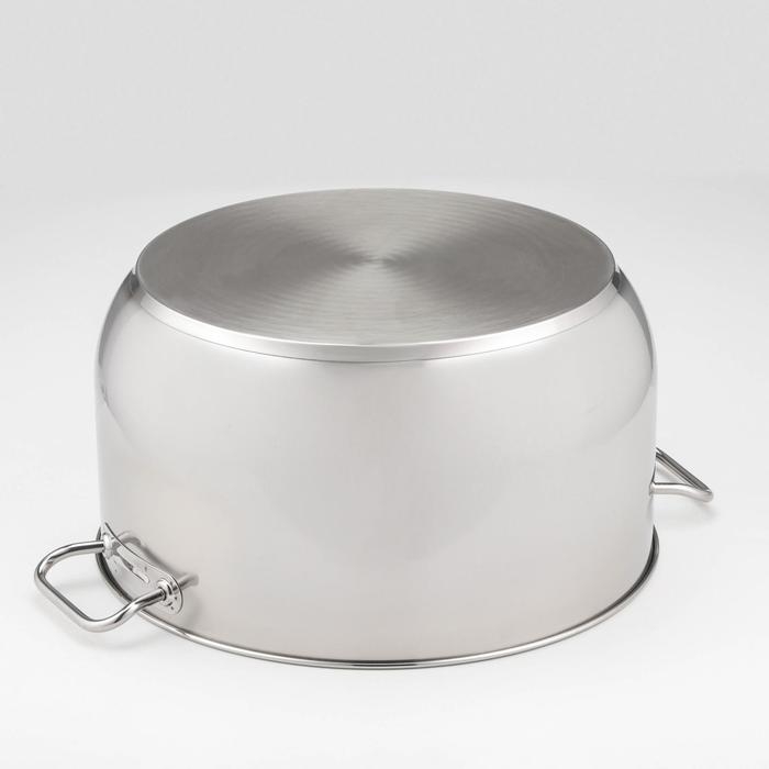 Кастрюля цельнотянутая «Профи», 35 л, d=45 см, капсульное дно, индукция Кастрюля цельнотянутая «Профи», 35 л, d=45 см, капсульное дно, индукция