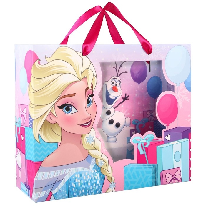 Пакет подарочный, 31х26х11 см, упаковка, Холодное сердце Пакет подарочный, 31х26х11 см, упаковка, Холодное сердце