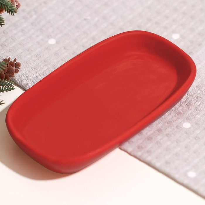 Новый год. Набор для специй керамический «Оленята», 12х6.5х7 см, цвет белый Новый год. Набор для специй керамический «Оленята», 12х6.5х7 см, цвет белый