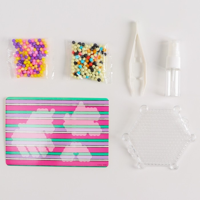 Аквамозаика с декорациями «Минни Маус и единорог», 3 фигурки, 300 шариков Аквамозаика с декорациями «Минни Маус и единорог», 3 фигурки, 300 шариков