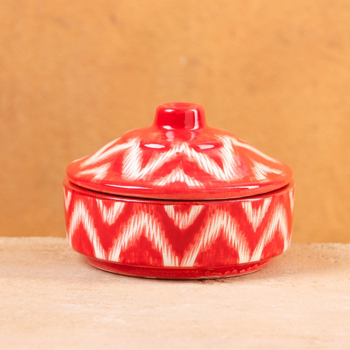 Сахарница Риштанская Керамика 250мл, Атлас Сахарница Риштанская Керамика 250мл, Атлас