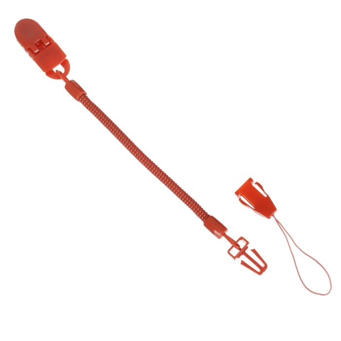 Соска - пустышка ортодонтическая, силикон, +6 мес., с держателем, цвет вишневый Соска - пустышка ортодонтическая, силикон, +6 мес., с держателем, цвет вишневый