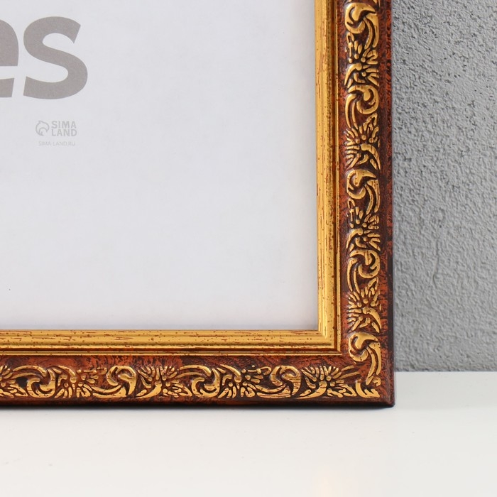 Фоторамка пластик Фоторамка пластик "Винтаж" 40х50 см, карельская береза