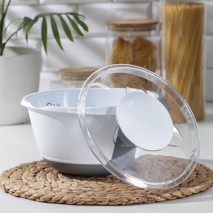 Ёмкость для миксера с крышкой, 2,5 л, 26,5×12,5 см Ёмкость для миксера с крышкой, 2,5 л, 26,5×12,5 см