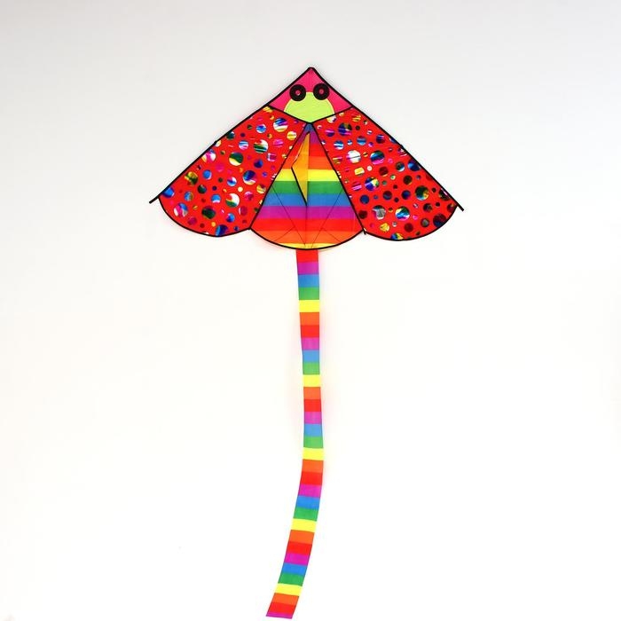 Воздушный змей «Насекомое», с леской, цвета МИКС Воздушный змей «Насекомое», с леской, цвета МИКС