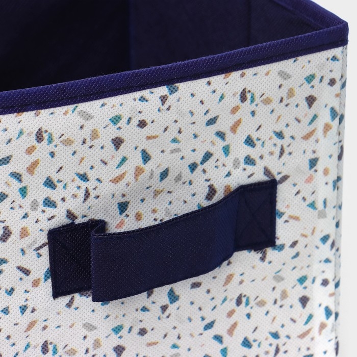 Короб для хранения Доляна «Мармелад», 19×19×19 см, цвет белый Короб для хранения Доляна «Мармелад», 19×19×19 см, цвет белый