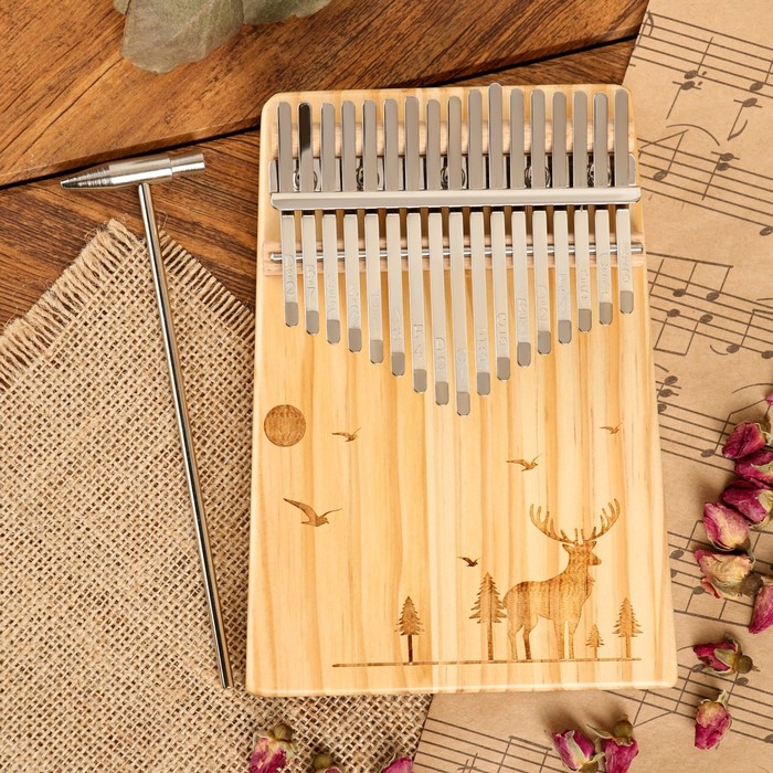 Калимба Music Life 17 нот, дикий мир Калимба Music Life 17 нот, дикий мир