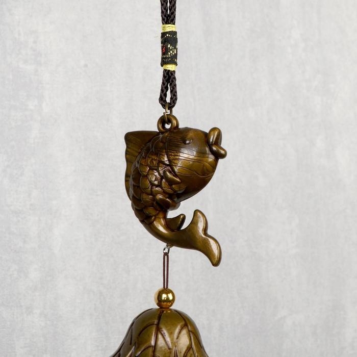 Музыка ветра металл Музыка ветра металл "Карп" 6 колокольчиков 54 см