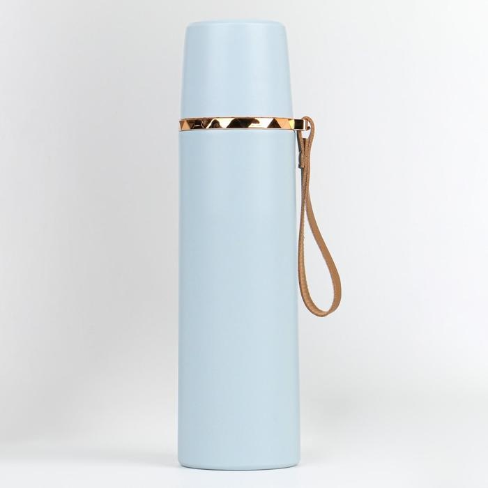 Термос, 500 мл, Гильза Термос, 500 мл, Гильза "Эвит", с кружкой, сохраняет тепло 10 ч, 24.5 х 7 см