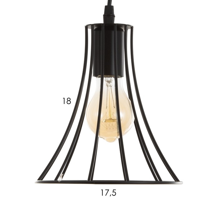 Светильник BayerLux Светильник BayerLux "Чилли" 3хЕ27 40Вт черный 18х50х19-119см